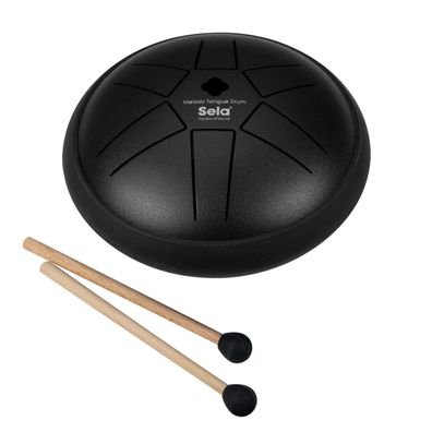 SELA Melody Tongue Drum 5,5" (&Oslash; 14 cm) C5 Schwarz Stahlzungentrommel