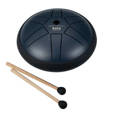 SELA Melody Tongue Drum 5,5" (&Oslash; 14 cm) A5 Navy Blue Stahlzungentrommel