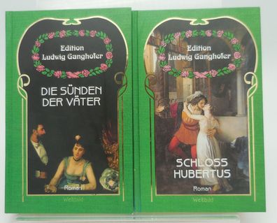 2 Bände Edition Ludwig Ganghofer (Weltbild Sammleredition) (eb207)