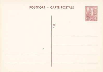 Norwegen Postkort 129 ungelaufen