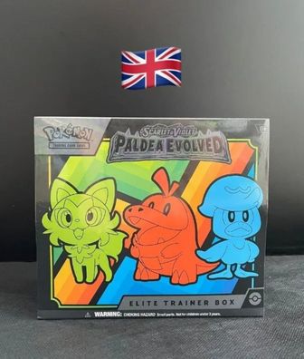 Pokemon Karten Karmesin Purpur Paldea Evolved Elite Trainer Box ETB Englisch