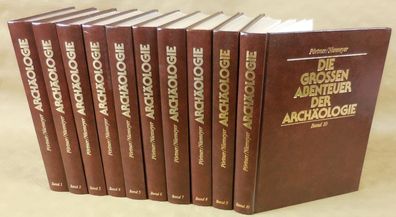 Die großen Abenteuer der Archäologie - 10 Bände komplett