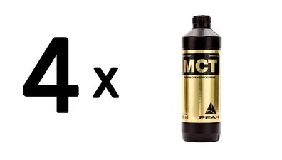 4 x Peak MCT Oil (500ml)