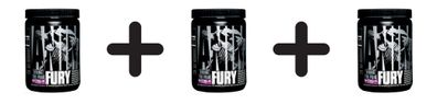 3 x Universal Nutrition Animal Fury (30 serv) Ice Pop