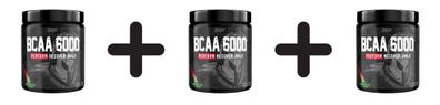 3 x Nutrex Research BCAA 6000 (30 serv) Fruit Punch