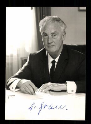 Johann Baptist Gradl 1904-1988 CDU Bundesminister Original Signiert # BC 203587