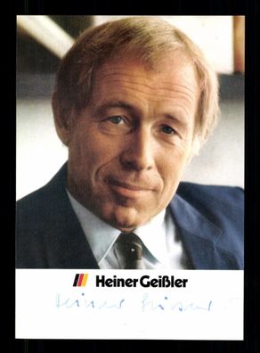 Heiner Geißler 1930-2017 CDU Politiker Original Signiert # BC 203656
