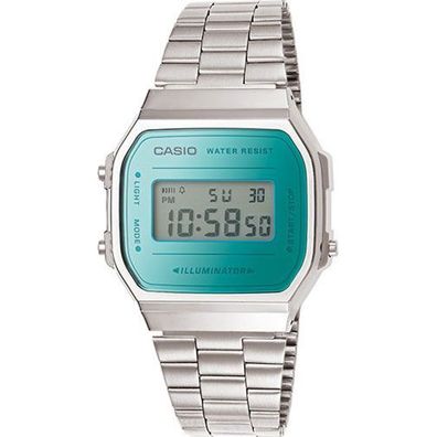 Casio Retro Unisex Uhr A168WEM-2EF Casio Collection Armbanduhr
