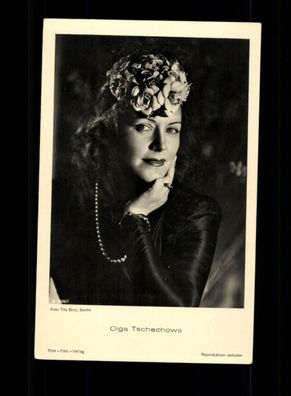 Olga Tschechowa Film Foto Verlag Karte Nr. A 3598/1 ohne Unterschrift # BC205964