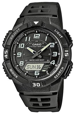 Casio Uhr Armbanduhr AQ-S800W-1BVEF Solaruhr Ana-Digi Uhr schwarz