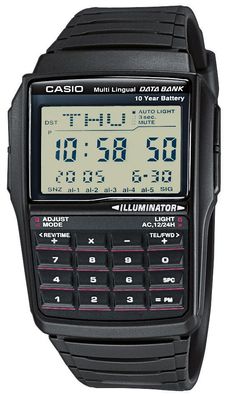 Casio DBC-32-1AES Casio Collection Uhr Taschenrechner schwarz