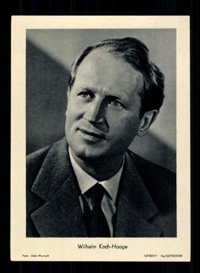 Wilhelm Koch Hooge DDR Karte 1950er Jahre ohne Unterschrift # BC 206338