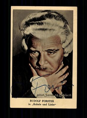 Rudolf Forster Autogrammkarte 1930er Jahre ohne Unterschrift # BC 206369