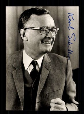 Prof. Dr. Karl Schiller 1911-1994 Bundesminister für Wirtschaft Orig.# BC 206424