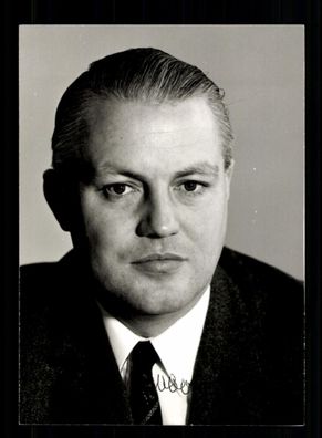 Gerhard Stoltenberg 1928-2001 Ministerpräsident Schleswig Holstein # BC 206429
