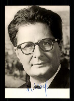 Hans Jochen Vogel 1926-2020 Bürgermeister Berlin 1981 Orig. Signiert # BC 206439