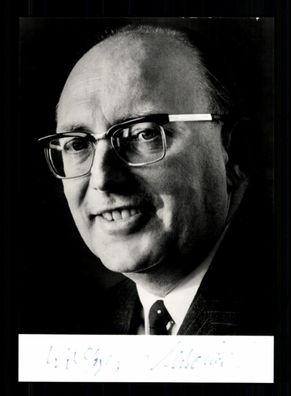 Wolfgang Mischnick 1921-2002 FDP Bundesminister Original Signiert # BC 206442