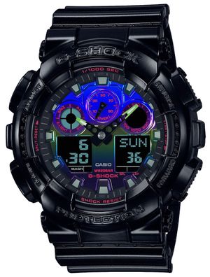 G-Shock Uhr GA-100RGB-1AER Casio Armbanduhr