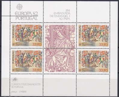 Portugal 1982 100x Block Nr. 35 Mi-Euro: 900 postfrisch MNH