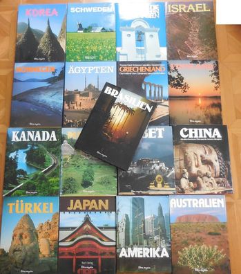 16 Bände Die Welt in Groß-Farbbildbänden (Terra Magica) (eb199)