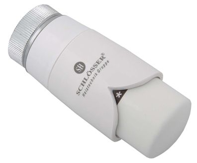 Schlösser Thermostatkopf Brilliant M30 x 1,5 für Danfoss weiß/ weiß 6005 00005