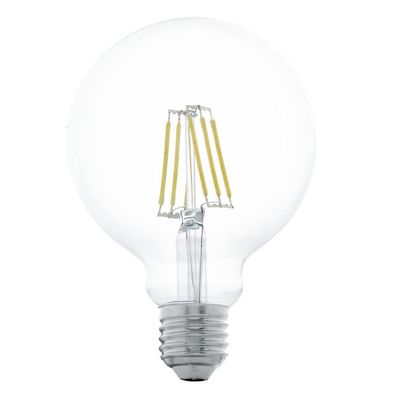 EGLO E27 LED Leuchtmittel 5W 600lm 2700K G95 Filament Globe