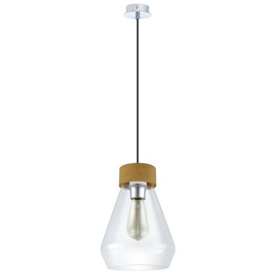 EGLO Brixham Vintage Retro Hängeleuchte E27 chrom