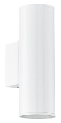 EGLO RIGA LED Außenwandleuchte, 2x GU10, IP44, weiss, 94101