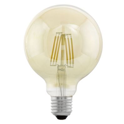 EGLO Vintage E27 LED Leuchtmittel 4W 330lm 2200K G95 Filament Globe