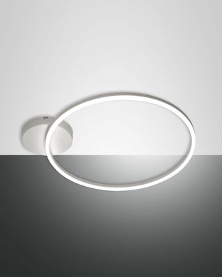 LED Deckenleuchte weiß satiniert Fabas Luce Smartluce Giotto 3240lm