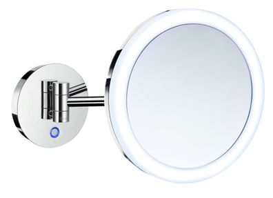Smedbo Outline Kosmetikspiegel mit Dual LED-Beleuchtung PMMA rund FK486H