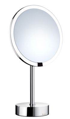 Smedbo Outline Stand Kosmetikspiegel berührungslos mit Dual LED-Beleuchtung PMMA rund