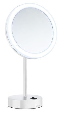 Smedbo Outline Kosmetikspiegel mit Dual LED - PMMA rund weiss FK484EWP