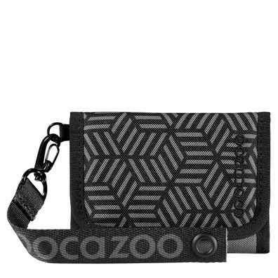 coocazoo Geldbörse Cherry Blossom, Black Carbon, Mädchen & Jungen