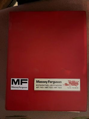 Originaler Reparaturleitfaden Massey Ferguson Mähdrescher MF 740 MF 750 MF 760