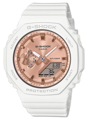 Casio G-Shock Classic Ana-Digi Uhr Weiß/ Roséfarben GMA-S2100MD-7AER