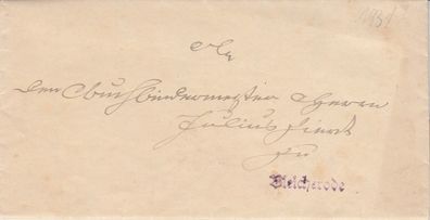 vollständiger Vorphilabrief aus dem Jahr 1914 von Bleicherode nach ???