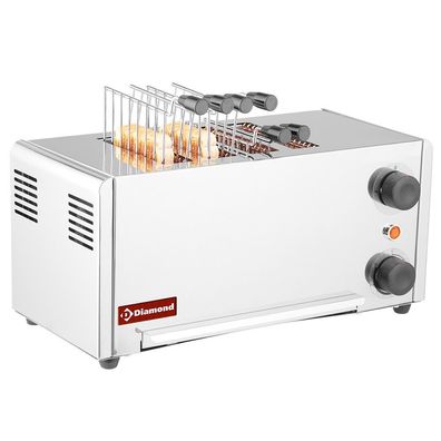 Elektro Gewerbe Toaster für 4 Scheiben Profigerät 2,15 kW 430x200x225mm Gastlando