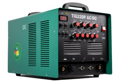 HST WIG Schweißgerät AC DC TIG MMA TIG 220 P Alu Puls 2/4 Takt HF Zünd Inverter
