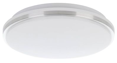 EGLO Marunella-s LED Deckenleuchte weiß, nickel-matt, weiß 2000lm 34x34x6,5cm