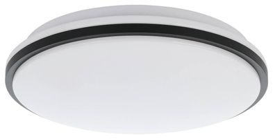 EGLO Marunella-s LED Deckenleuchte weiß, schwarz, weiß 2000lm 34x34x6,5cm