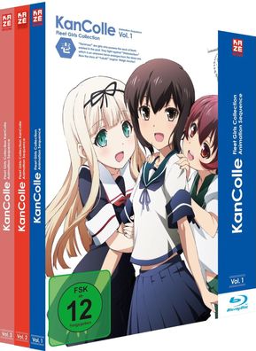 KanColle - Fleet Girls Collection - Gesamtausgabe - Bundle Vol.1-3 - Blu-Ray - NEU