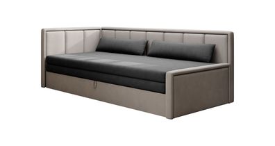 Sofa mit Schlaffunktion und Bettkasten, Couch für Wohnzimmer, Schlafsofa - FULO