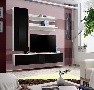 Modern Wohnwand Luxus Einrichtung Wohnzimmer Design TV-Ständer Wandschrank