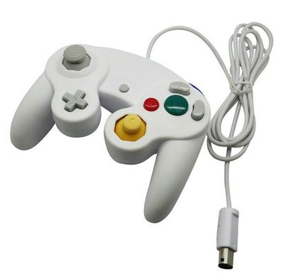 Controller, Gamepad, Joypad, Joystick für Nintendo Gamecube und Nintendo Wii Weiß