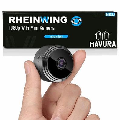 Rheinwing 1080p magnetische WiFi Mini Kamera Full HD Überwachungskamera Pocket Cam