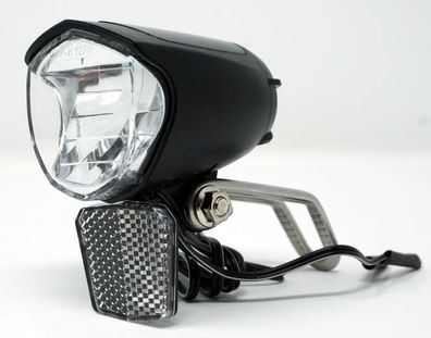 CBK-MS LED Fahrrad Scheinwerfer 75 Lux Fahrradlampe mit Sensor-Schalter und Standl...