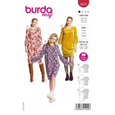 burda style Papierschnittmuster Schöne Kleider #5875
