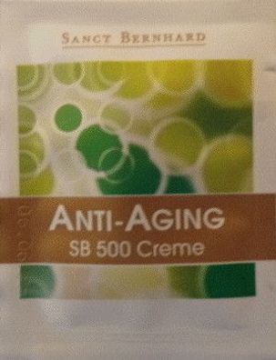 Sanct Bernhard Anti-Aging SB 500 Creme mit Vitamin C und E 3ml Reisegröße