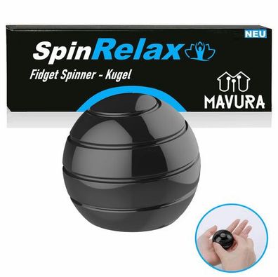 MAVURA Kinetic Schreibtischspielzeug Metal Spinner Ball Stress Abbau Anti Angst